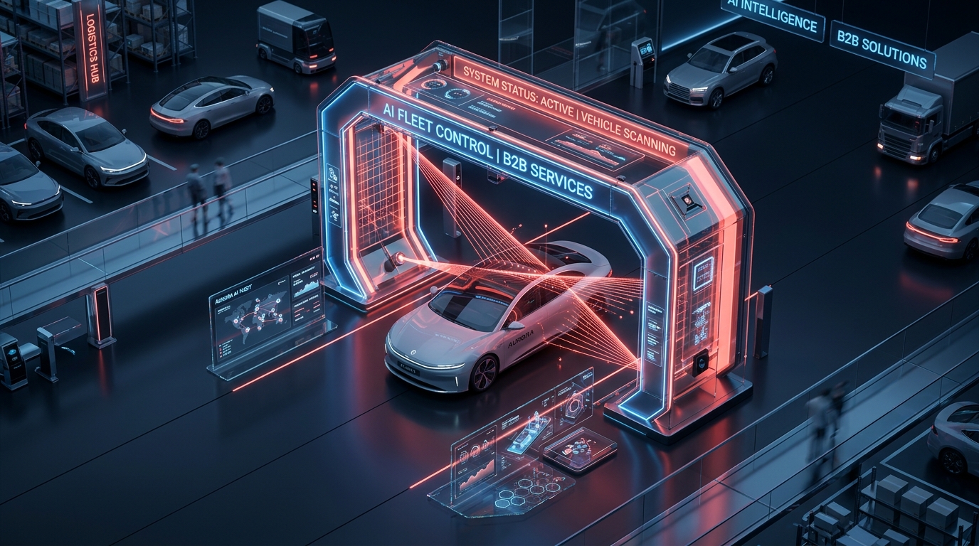 Arcos de Escaneo IA para Control de Flotas | Rent-a-Car